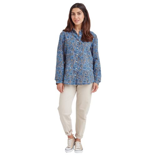 Adini Ceana Crinkled Shirt Eesha Print